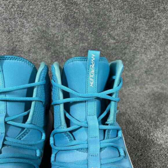 Nike Zoom Air Hyperdunk X TB AT3866-402 Mens Size 17 Blue Basketball Shoes Used - Picture 4 of 12